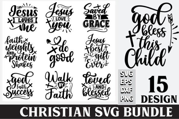 Christian Svg Bundle: Graphics & Crafts for Designers