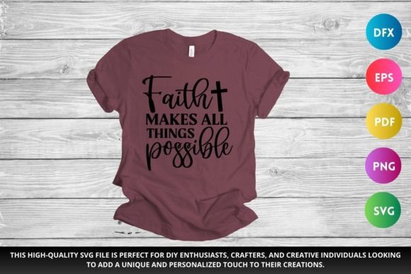 Faith Makes All Possible Christian SVG Graphics & Crafts Review