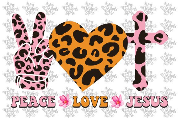 Peace,Love,Jesus SVG for Graphics and Crafts